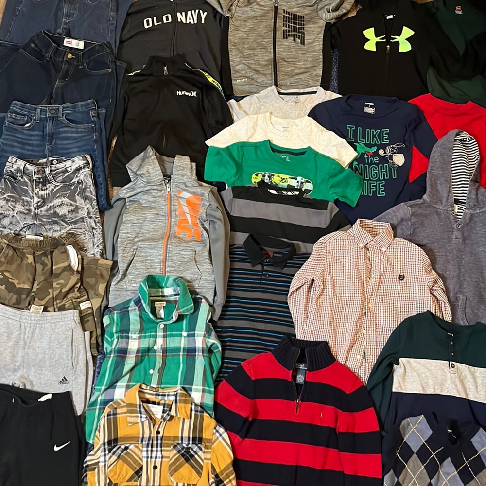 50 Piece Boys Clothing Bundle Size 6-8